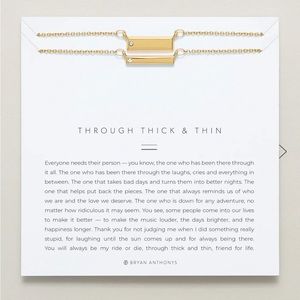 New Bryan Anthony’s Through Thick and Thin Necklace set